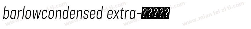 barlowcondensed extra字体转换